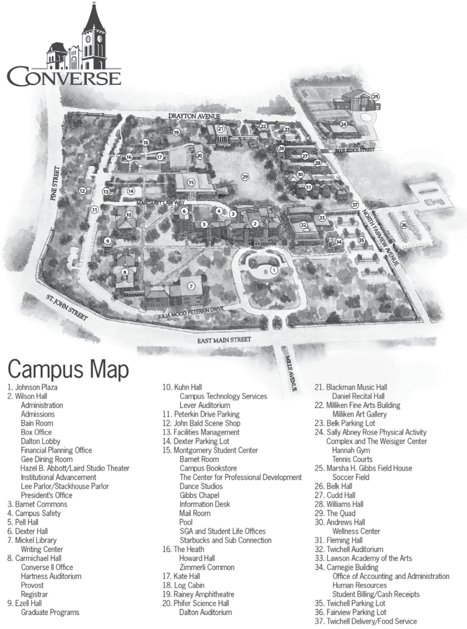 campus map